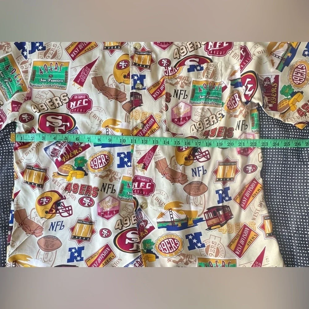San Francisco Forty Niners NFL Hawaiian Style Shirt - Picture 4 of 9